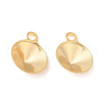 Ion Plating(IP) 304 Stainless Steel Pendant Pointed Back Rhinestone Settings STAS-U025-05A-G-1