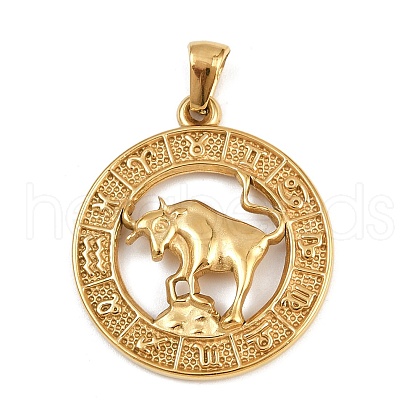 304 Stainless Steel Pendants STAS-C131-03G-07-1