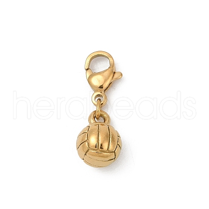 304 Stainless Steel Pendant Decorations STAS-D305-01G-C-1
