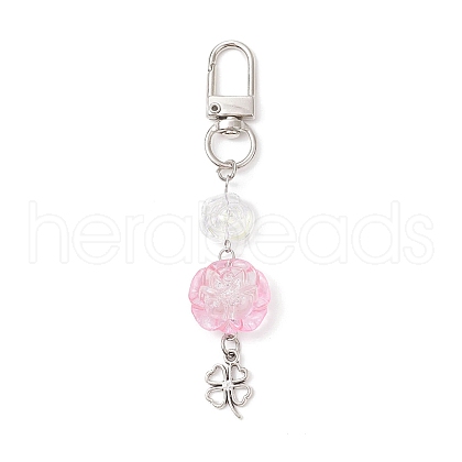 Alloy Resin Pendant Decorations HJEW-JM02878-02-1