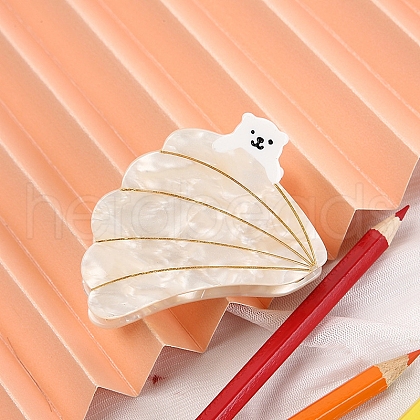 Cellulose Acetate Claw Hair Clips PW-WGBB1F0-01-1