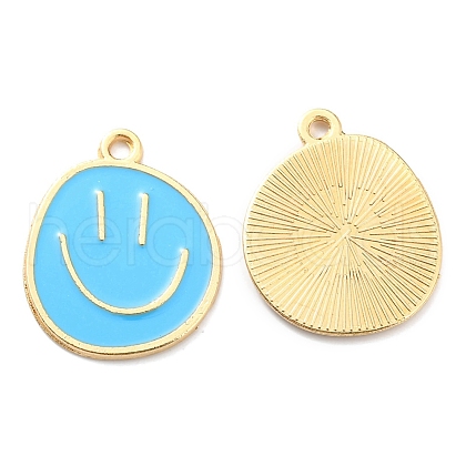 Alloy Enamel Pendants X-ENAM-D051-18G-03-1