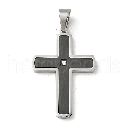 Ion Plating(IP) 304 Stainless Steel Pendants STAS-G346-25B-1
