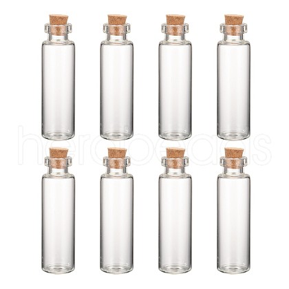 Glass Jar Glass Bottle for Bead Containers X-CON-E008-60x16mm-1