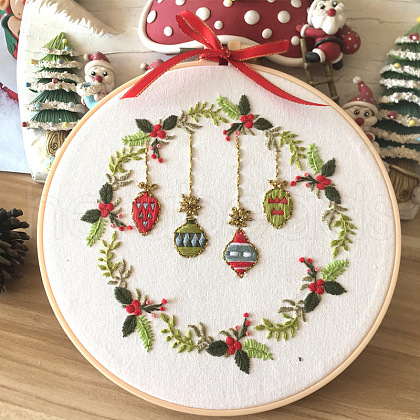 DIY Christmas Embroidery Kits PW-WG9218A-02-1