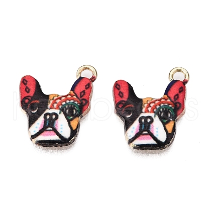 Zinc Alloy Enamel Pendants ENAM-CJC0004-29A-1