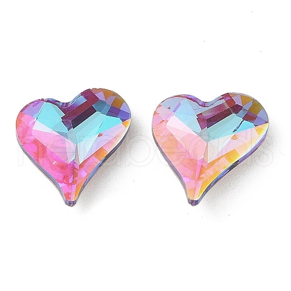 Glass Rhinestone Cabochons RGLA-L029-07A-BBLA-1