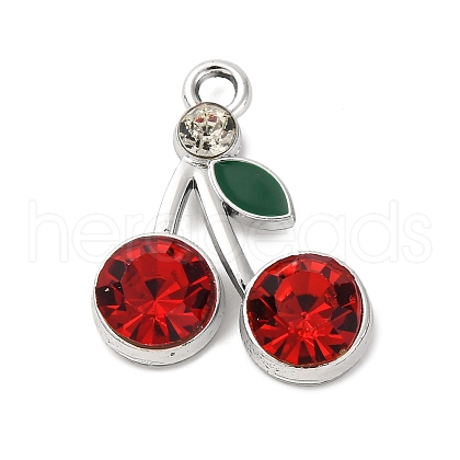 Cherry Alloy Pendants PALLOY-S051-01A-P-1