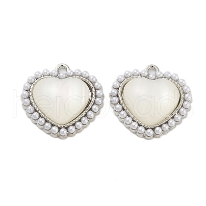 Rack Plating Alloy Resin Pendants FIND-Z054-07P-1