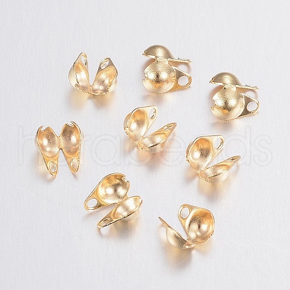 304 Stainless Steel Bead Tips STAS-E129-03G-1