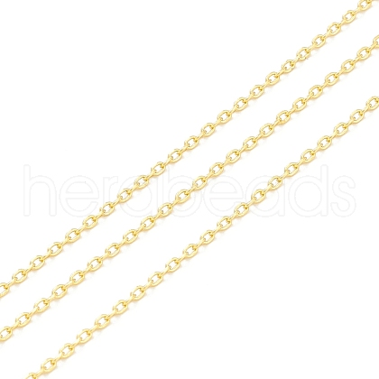 Brass Cable Chains CHC-D030-14G-RS-1
