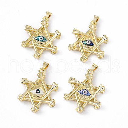 Natural Shell Pendants KK-M234-03G-1