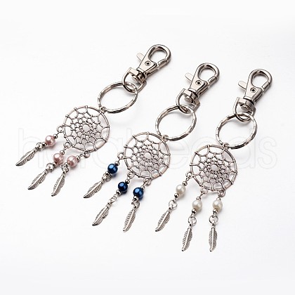 Glass & Alloy Pendant Decorations KEYC-JKC00077-S-1