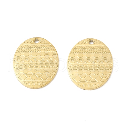 Ion Plating(IP) 304 Stainless Steel Pendants STAS-C048-07G-1