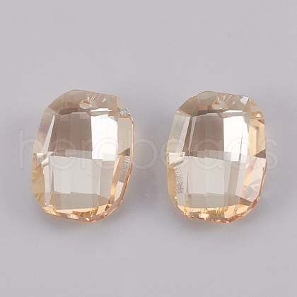 K9 Glass Rhinestone Pendants GLAA-K034-F03-A-1