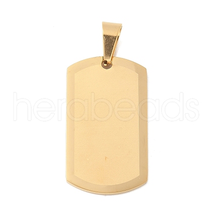 304 Stainless Steel Pendants STAS-K305-01G-1