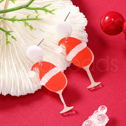 Christmas Acrylic Stud Earrings SK8065-13-1