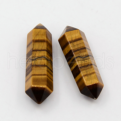 Mother's Day Gifts Natural Tiger Eye No Hole/Undrilled G-D439-04-1