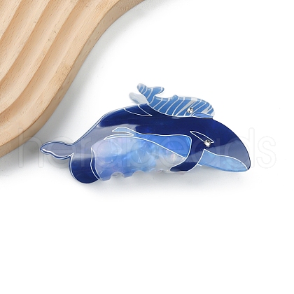 Whale PVC Large Claw Hair Clips PW-WGD61FE-02-1