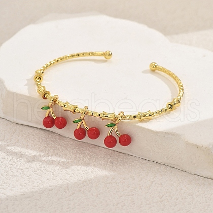 Cute and Sweet Brass Cuff Bangles EC0597-2-1