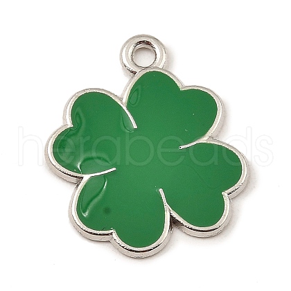 Saint Patrick's Day Theme Alloy Enamel Pendants ENAM-D062-01A-P-1