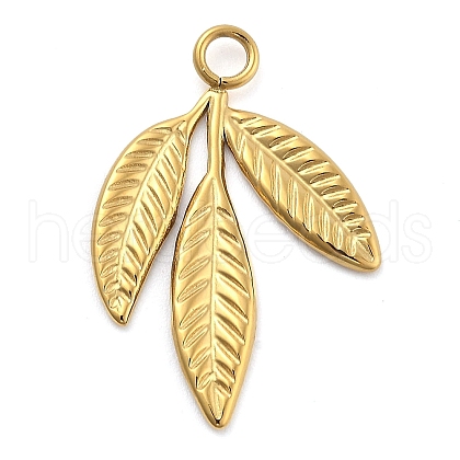 Ion Plating(IP) 304 Stainless Steel Pendants STAS-P379-02C-G-1