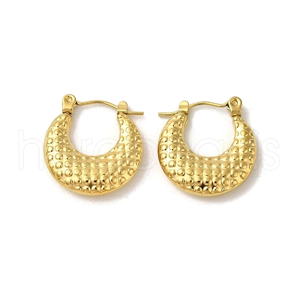 304 Stainless Steel Hoop Earrings for Women EJEW-B054-12G-1