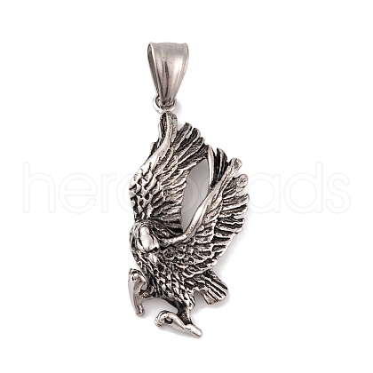 304 Stainless Steel Pendants STAS-K283-25AS-1