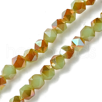 Electroplate Glass Beads Strands EGLA-K061-08A-HR01-1