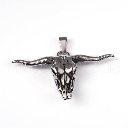 316 Surgical Stainless Steel Pendants STAS-K086-02AS-1