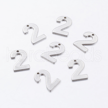 Tarnish Resistant 201 Stainless Steel Pendants STAS-F128-01P-2-1-1