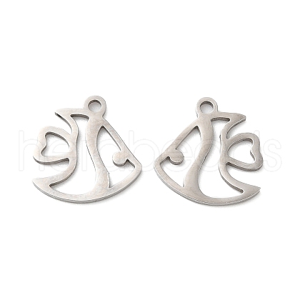 Non-Tarnish 201 Stainless Steel Pendants STAS-I199-D01-P-1