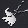 Non-Tarnish 201 Stainless Steel Pendant Necklaces NJEW-S105-JN552-40-1-1