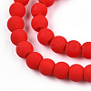 Opaque Glass Beads Strands X-GLAA-T032-P4mm-MD04-2