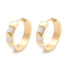 Ion Plating(IP) 304 Stainless Steel Hoop Earrings EJEW-C096-28B-G-1