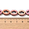 Electroplated Synthetic Non-magnetic Hematite Beads Strands G-L613-Z01-03I-4