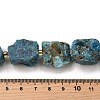 Raw Rough Natural Apatite Beads Strands G-Z087-B12-5