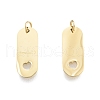 Ion Plating(IP) 304 Stainless Steel Pendants STAS-T060-34G-1