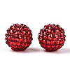 Transparent Resin Rhinestone Graduated Beads RESI-S314-10x12-05-2