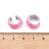 Brass Stripe C-Shaped Cuff Earrings EJEW-D321-04P-01-5