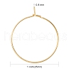 Ion Plating(IP) 316L Surgical Stainless Steel Hoop Earring Findings STAS-D164-07G-7