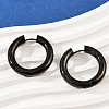 202 Stainless Steel Polishing Hoop Earrings EJEW-M106-02EB-07-3