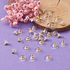 Brass Bullet Clutch Earring Backs with Pad KK-YW0001-68G-5