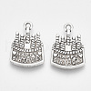 Tibetan Style Alloy Pendants X-TIBE-S314-65AS-LF-2