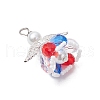 Glass Pearl Beads Pendants PALLOY-MZ00619-02-3