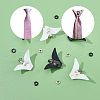 CHGCRAFT 20Pcs 2 Colors Iron Tie Clips FIND-CA0004-02-5