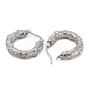 304 Stainless Steel Hoop Earrings EJEW-K259-06P-2