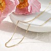2MM 304 Stainless Steel Curb Chain Necklaces NJEW-T016-13G-3