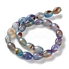 Natural Agate(Dyed & Heated) Beads Strands G-M446-D01-01B-3