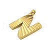 Ion Plating(IP) 304 Stainless Steel Charms STAS-G345-01G-N-2